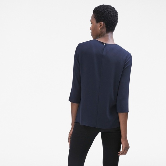 MM Lafleur The Bourgeois Blouse In Galaxy Blue Size Small - Picture 2 of 8